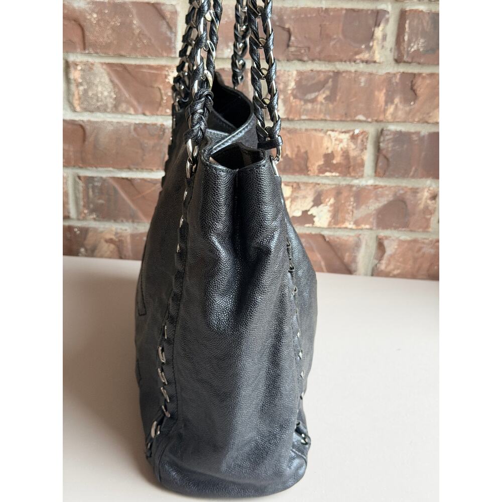 Chanel Modern Chain Tote Caviar North South Black 83573 - Picture 3 of 6